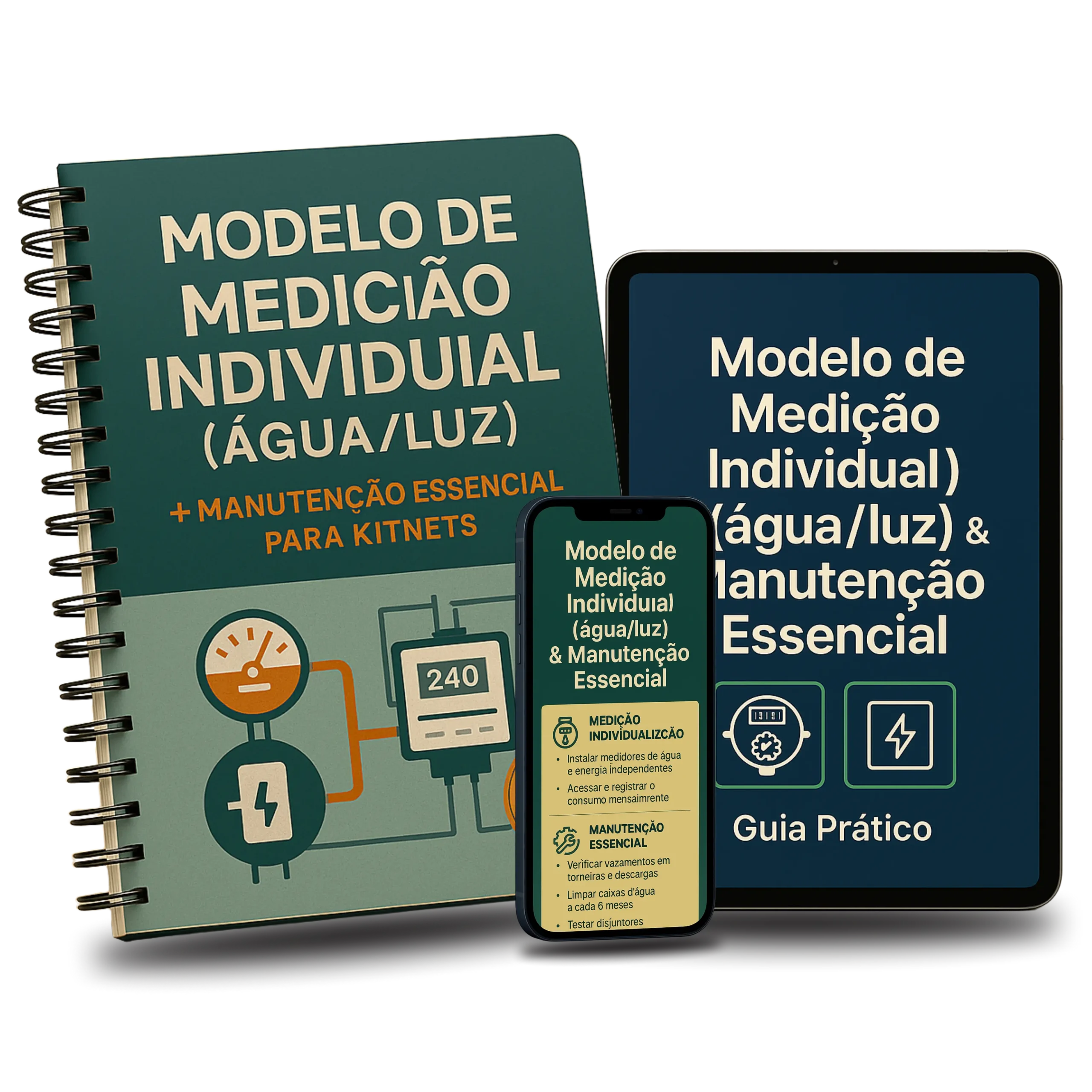 Medição Individual (água/luz) & Manutenção Essencial